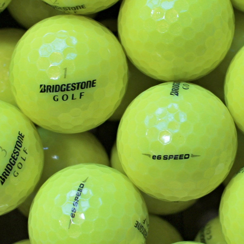 gebrauchte Bridgestone e6 Speed Gelb Golfbälle - Lakeballs Galerie