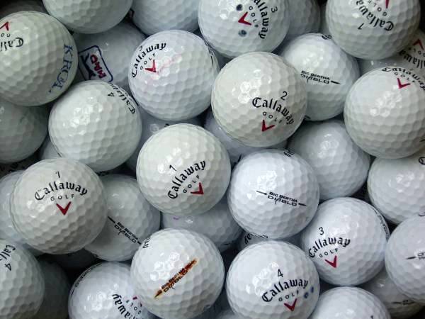 Callaway Big Bertha Diablo Lakeballs - gebrauchte Big Bertha Diablo Golfbälle AAA/AAAA-Qualität