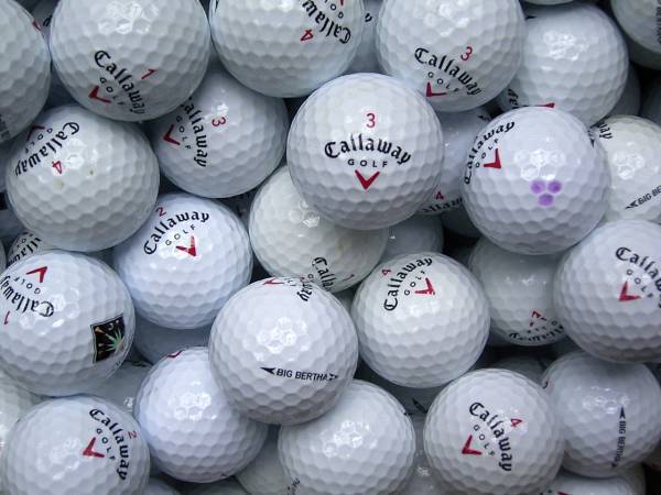Callaway Big Bertha RED Lakeballs - gebrauchte Big Bertha RED Golfbälle AAA/AAAA-Qualität