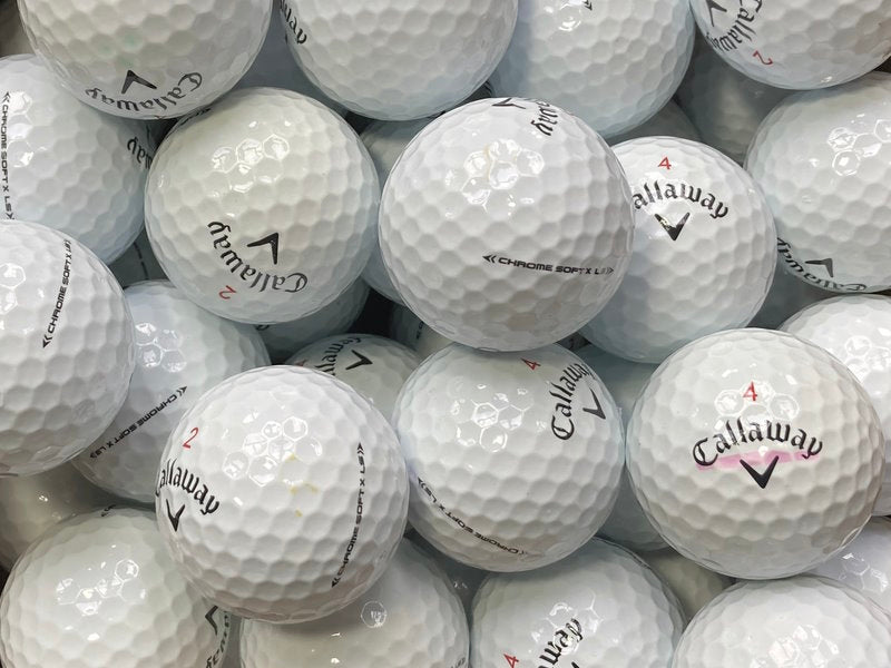 Callaway Chrome Soft X LS Lakeballs - gebrauchte Chrome Soft X LS Golfbälle AAA/AAAA-Qualität