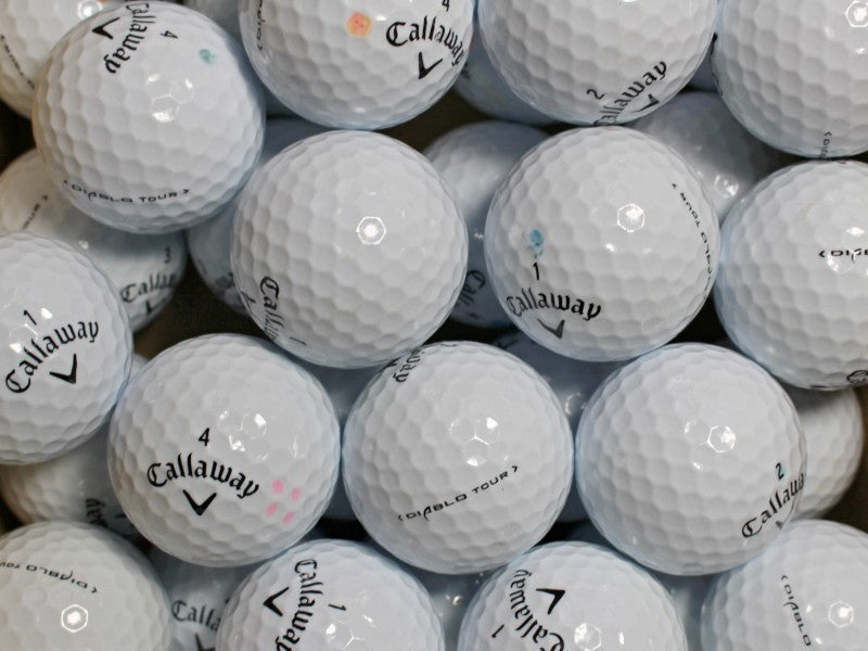Callaway Diablo Tour Lakeballs - gebrauchte Diablo Tour Golfbälle AAA/AAAA-Qualität