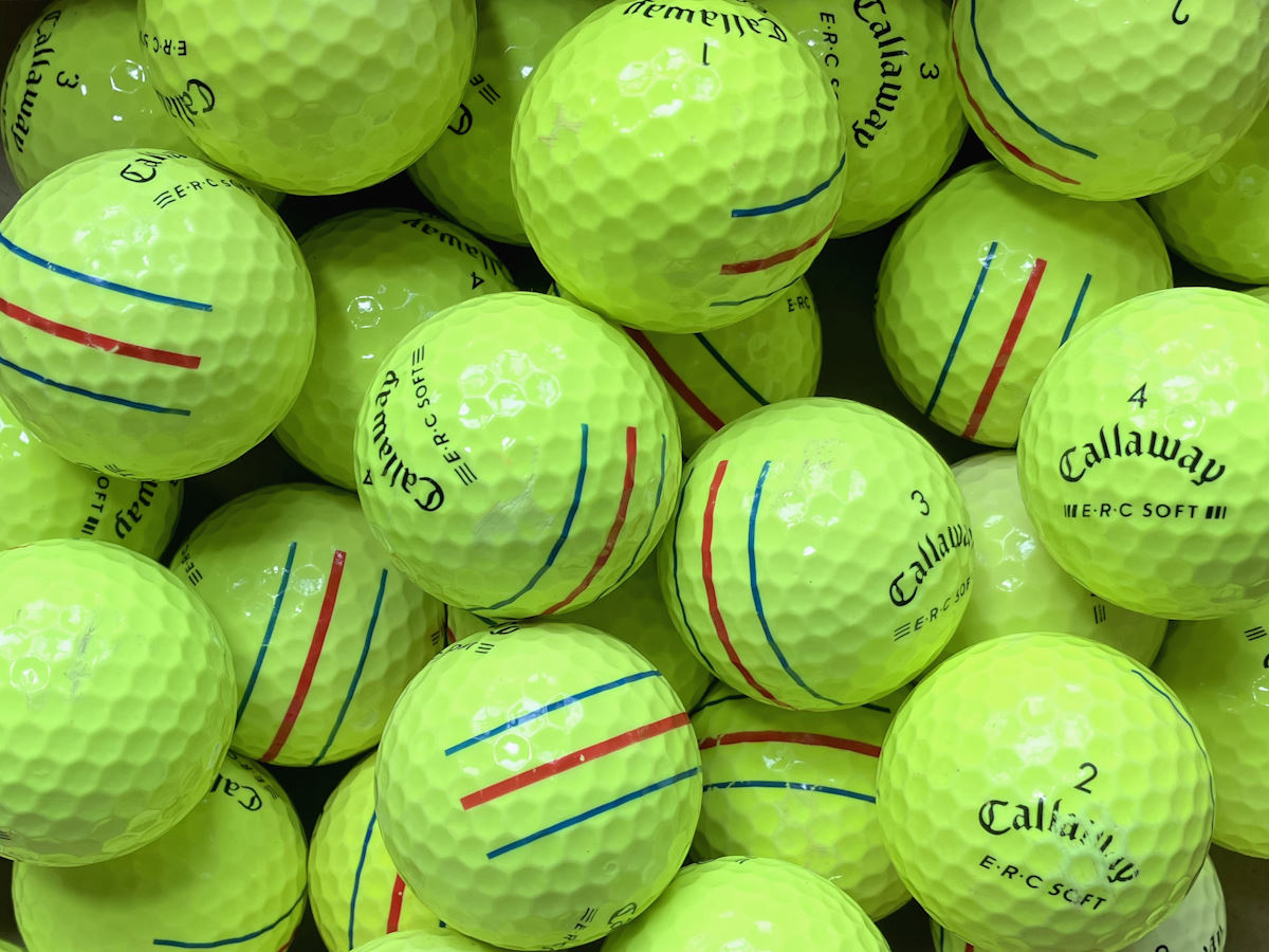 Callaway ERC Soft Gelb Lakeballs / Golfbälle