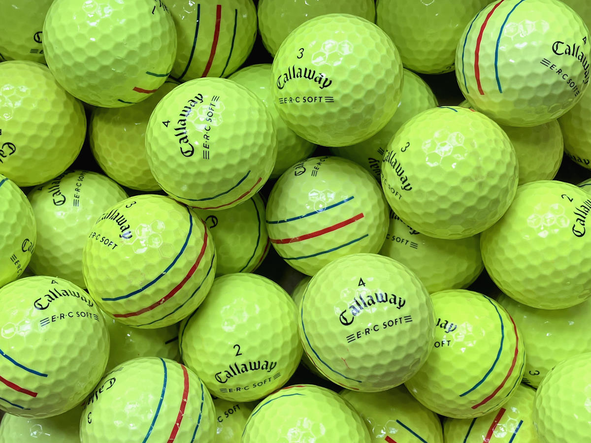 Callaway ERC Soft Gelb Lakeballs / Golfbälle