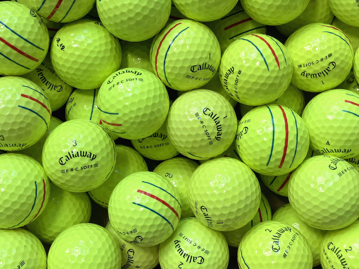 Callaway ERC Soft Gelb Lakeballs / Golfbälle