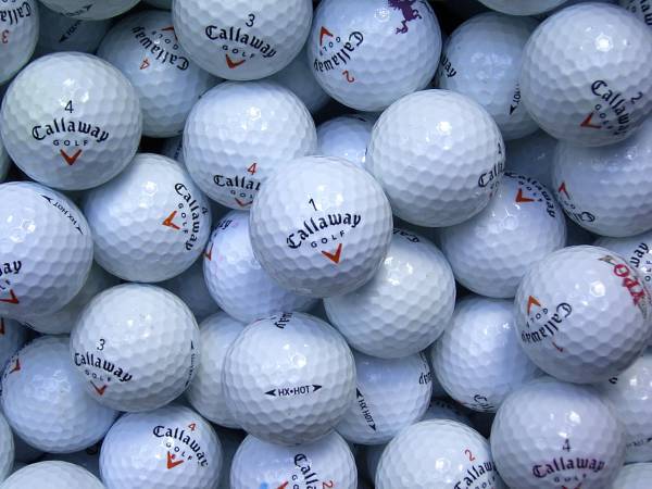 Callaway HX Hot Lakeballs - gebrauchte HX Hot Golfbälle AAA/AAAA-Qualität