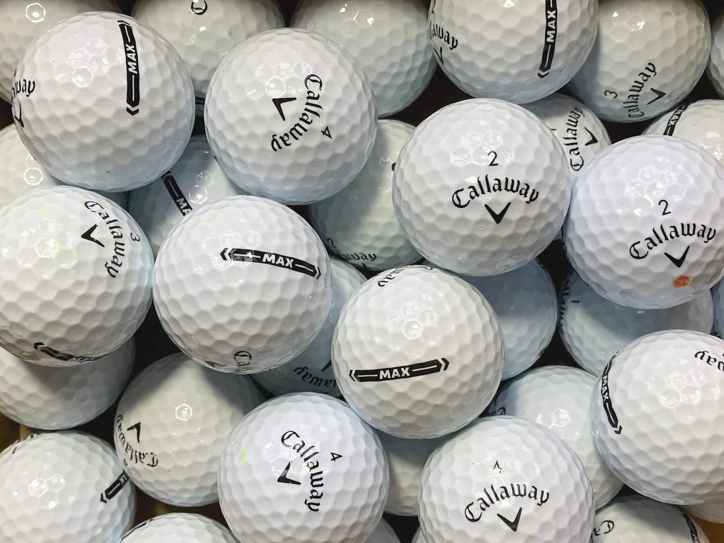 Callaway Supersoft MAX Lakeballs - gebrauchte Supersoft MAX Golfbälle AAA/AAAA-Qualität