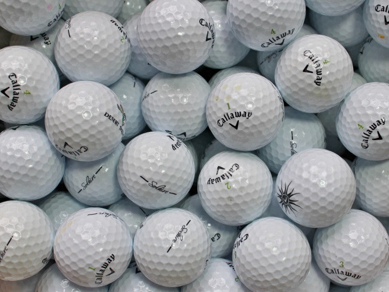 Callaway Solaire Lakeballs - gebrauchte Solaire Golfbälle AAA/AAAA-Qualität
