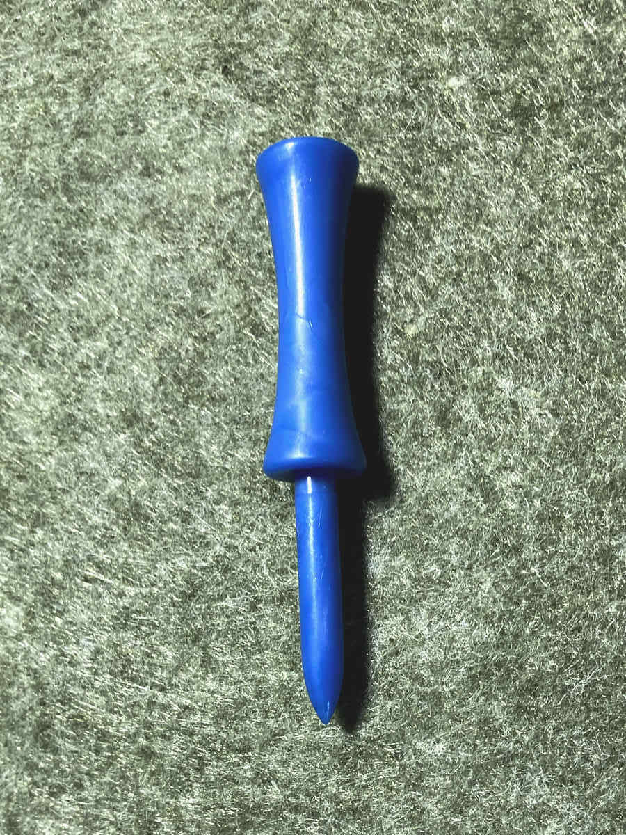 Plastik Castle Golf Tees Blau 6,8 cm (68 mm) einzelnd
