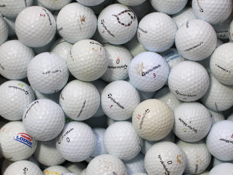 TaylorMade Mix Lakeballs - gebrauchte TaylorMade Mix Golfbälle B-Qualität
