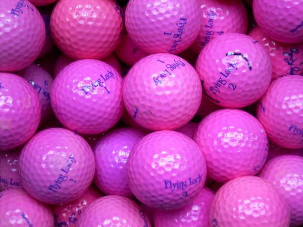 Flying Lady Pink Lakeballs - gebrauchte Flying Lady Pink Golfbälle AA/AAA-Qualität