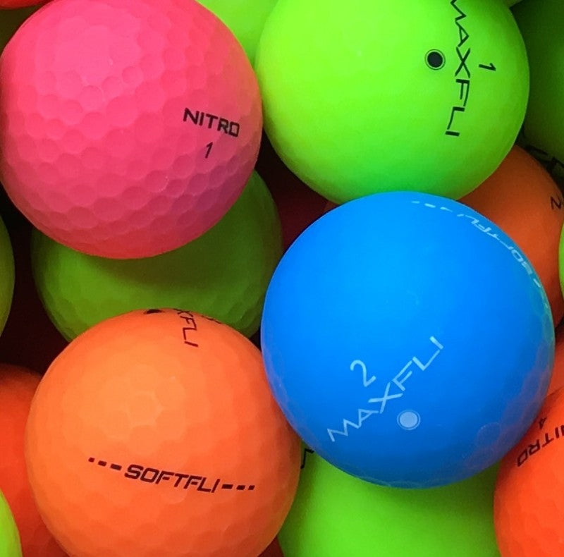 Matt Bunt Mix Lakeballs - gebrauchte Matt Bunt Mix Golfbälle