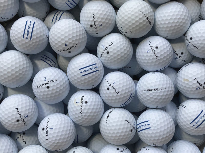 Maxfli SoftFli Matt Lakeballs - gebrauchte SoftFli Matt Golfbälle AAA/AAAA-Qualität