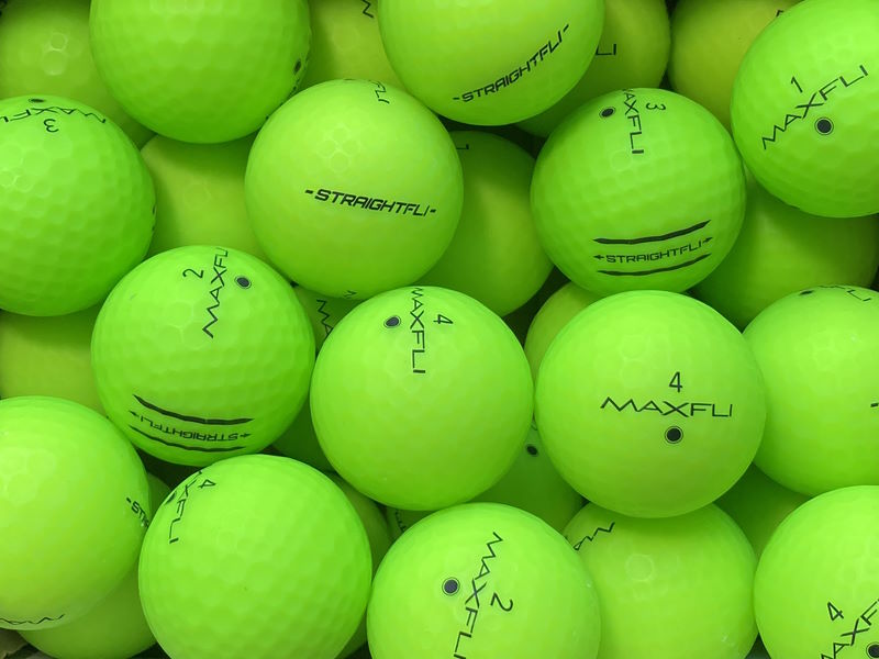 Maxfli StraightFli Matt Grün Lakeballs - gebrauchte StraightFli Matt Grün Golfbälle AAA/AAAA-Qualität