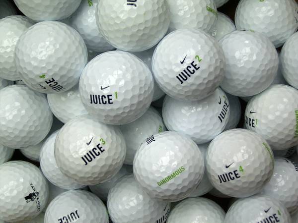 Nike Juice (Plus) Lakeballs - gebrauchte Juice (Plus) Golfbälle AAA/AAAA-Qualität
