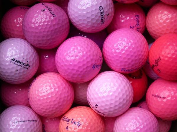 Marken Mix Pink Lakeballs - gebrauchte Mix Pink Golfbälle AAA/AAAA-Qualität