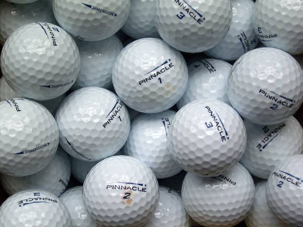 Pinnacle Dimension Lakeballs - gebrauchte Dimension Golfbälle AAA/AAAA-Qualität