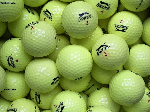 Slazenger Raw Distance Gelb Lakeballs - gebrauchte Raw Distance Gelb Golfbälle AAA/AAAA-Qualität