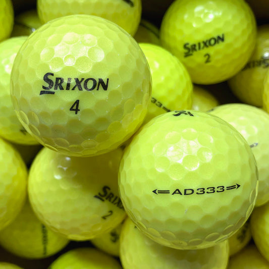 Srixon AD333 Gelb Lakeballs - gebrauchte AD333 Gelb Golfbälle 