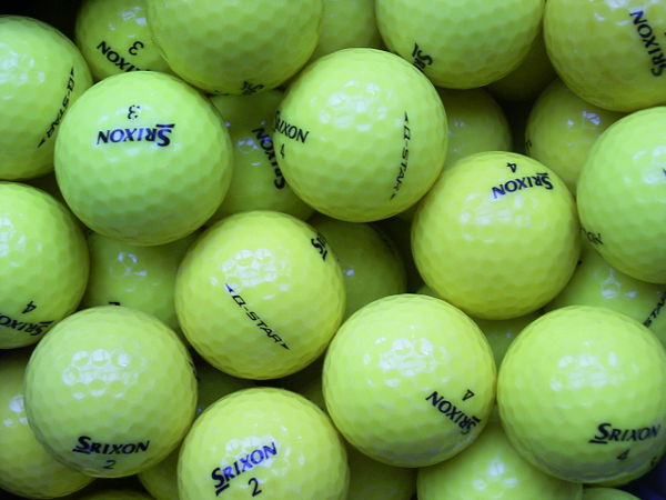 Srixon Q-Star Gelb Lakeballs - gebrauchte Q-Star Gelb Golfbälle AAA/AAAA-Qualität