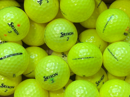 Srixon Q-Star Tour Gelb Lakeballs - gebrauchte Q-Star Tour Gelb Golfbälle AAA/AAAA-Qualität