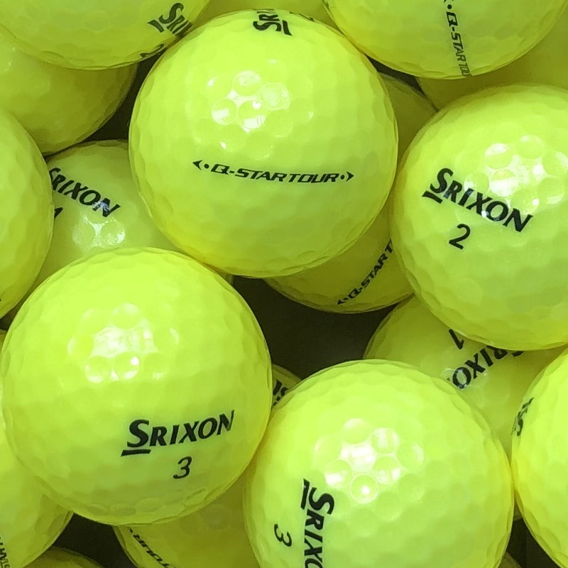 Srixon Q-Star Tour Gelb Lakeballs - gebrauchte Q-Star Tour Gelb Golfbälle