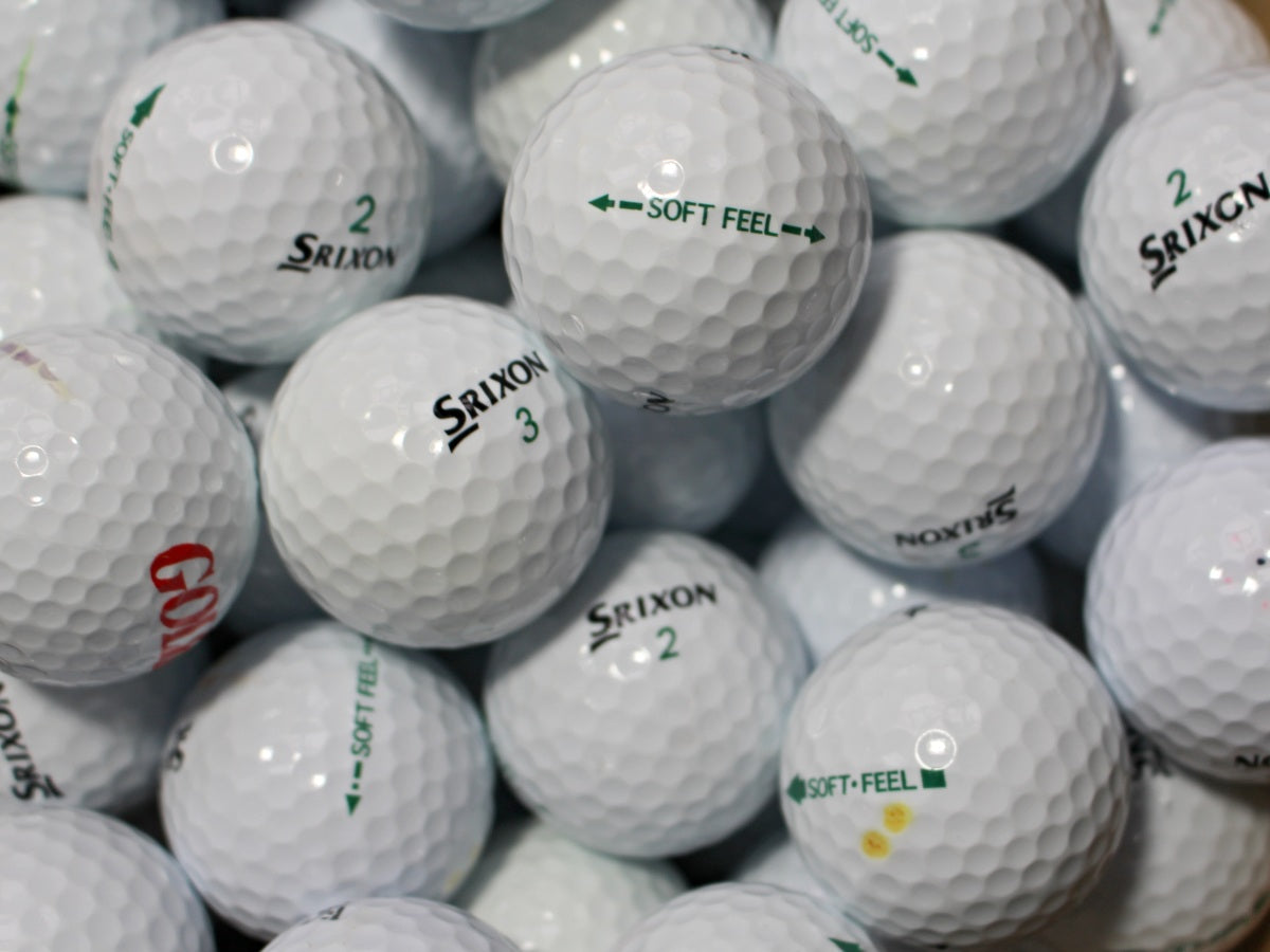Srixon Soft Feel Lakeballs - gebrauchte Soft Feel Golfbälle AAA/AAAA-Qualität