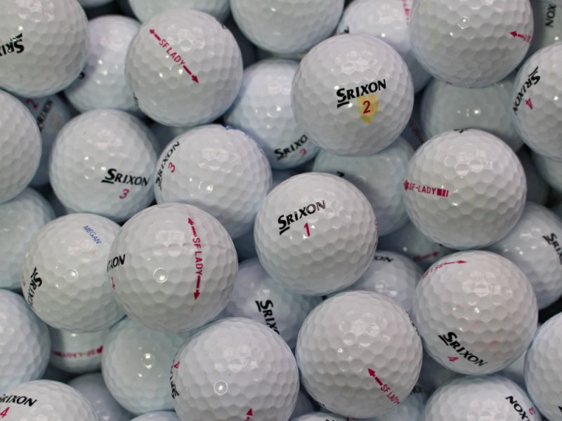Srixon Soft Feel Lady Lakeballs - gebrauchte Soft Feel Lady Golfbälle AAA/AAAA-Qualität