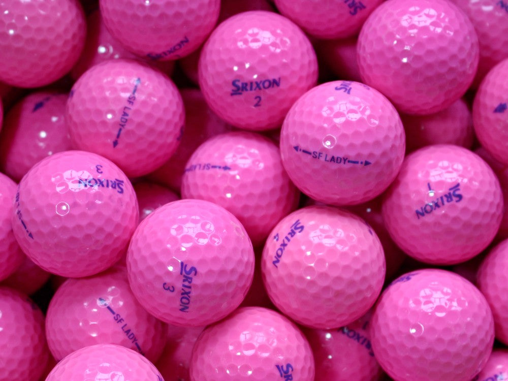 Srixon Soft Feel Lady Pink Lakeballs - gebrauchte Soft Feel Lady Pink Golfbälle AAA/AAAA-Qualität