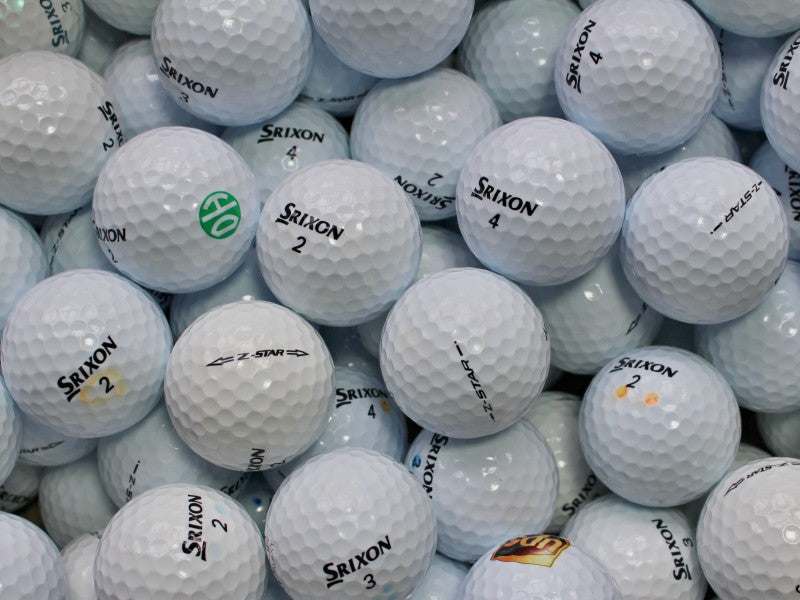 Srixon Z-Star Lakeballs - gebrauchte Z-Star Golfbälle AAA/AAAA-Qualität