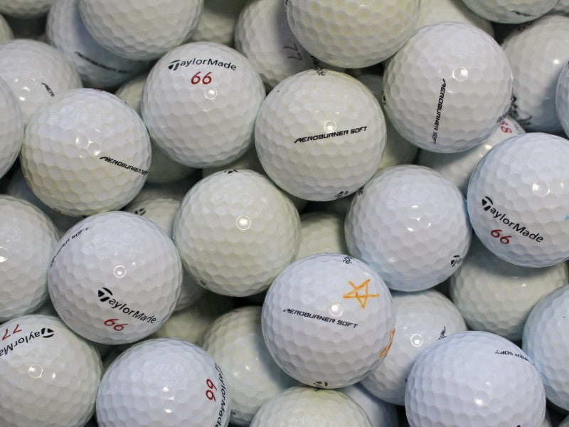 TaylorMade Aeroburner Soft Lakeballs - gebrauchte Aeroburner Soft Golfbälle AA/AAA-Qualität