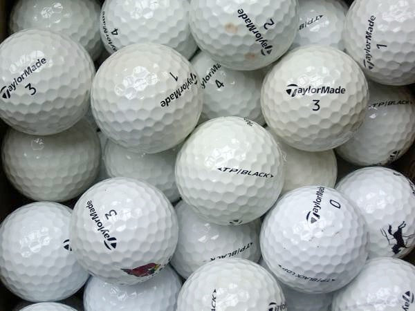 TaylorMade TP Black Lakeballs - gebrauchte TP Black Golfbälle AAA/AAAA-Qualität