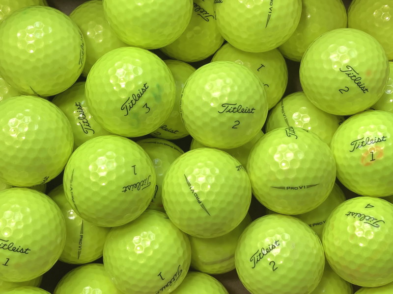 Titleist Pro V1 Gelb Lakeballs - gebrauchte Pro V1 Gelb Golfbälle AAA/AAAA-Qualität
