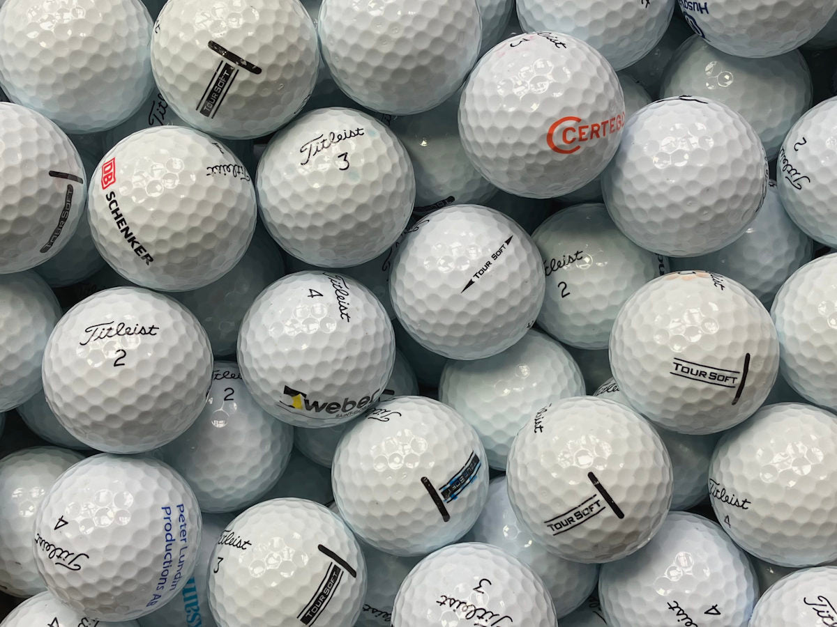 Titleist Tour Soft Lakeballs - gebrauchte Tour Soft Golfbälle AAA/AAAA-Qualität