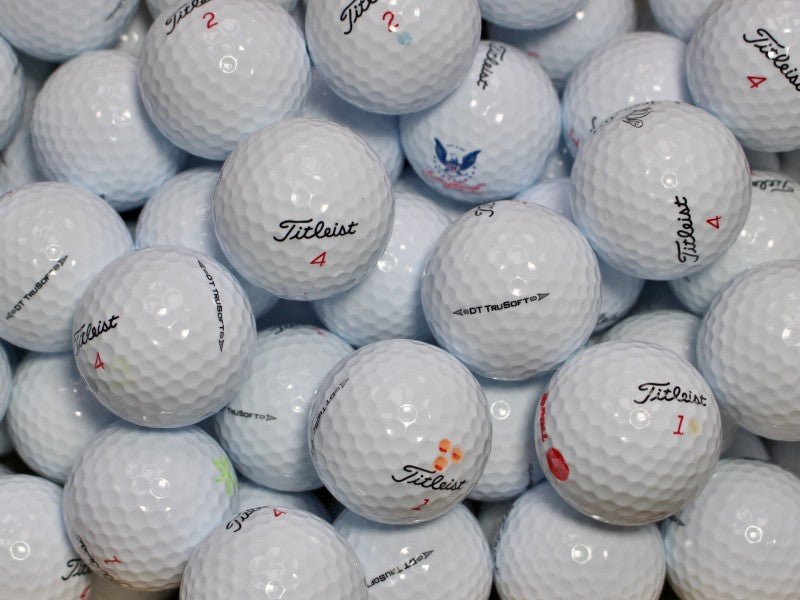 Titleist DT TruSoft Lakeballs - gebrauchte DT TruSoft Golfbälle AAA/AAAA-Qualität