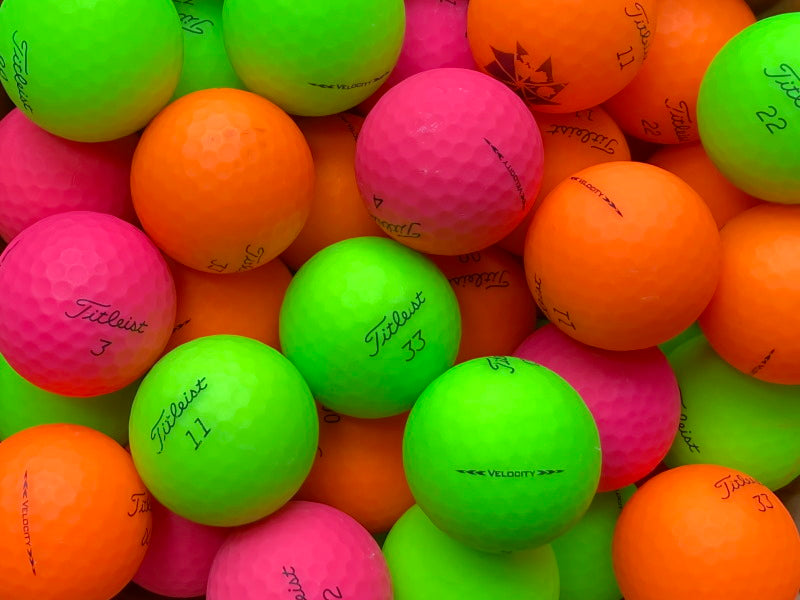 Titleist Velocity Matt Bunt Lakeballs - gebrauchte Velocity Matt Bunt Golfbälle AAA/AAAA-Qualität