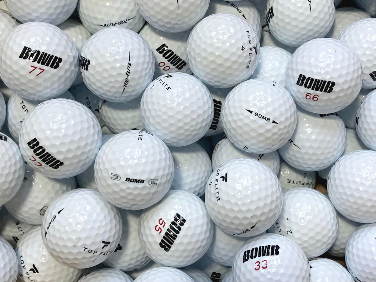 Top-Flite Bomb Lakeballs - gebrauchte Bomb Golfbälle AAA/AAAA-Qualität