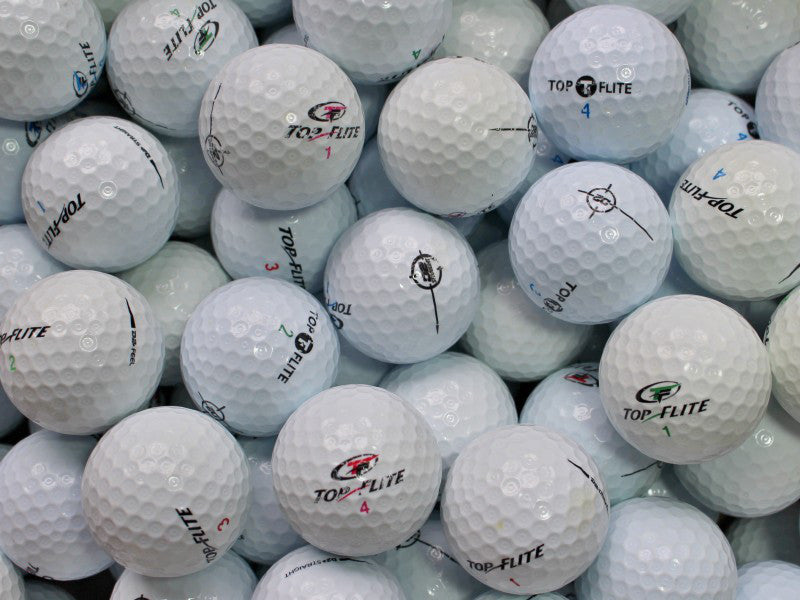 Top-Flite D2 Mix Lakeballs - gebrauchte D2 Mix Golfbälle AAA/AAAA-Qualität
