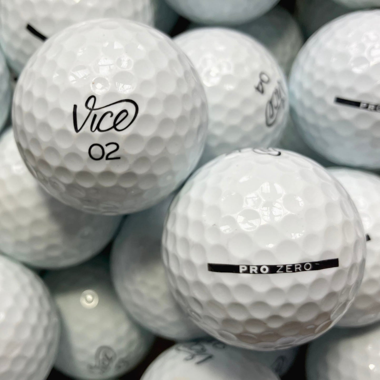 Vice Pro Zero Lakeballs - gebrauchte Pro Zero Golfbälle