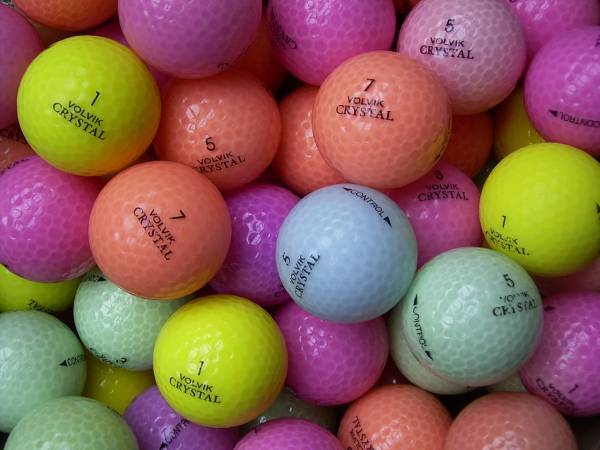 Volvik Crystal Mix Bunt Lakeballs - gebrauchte Volvik Crystal Mix Bunt Golfbälle AAA/AAAA-Qualität