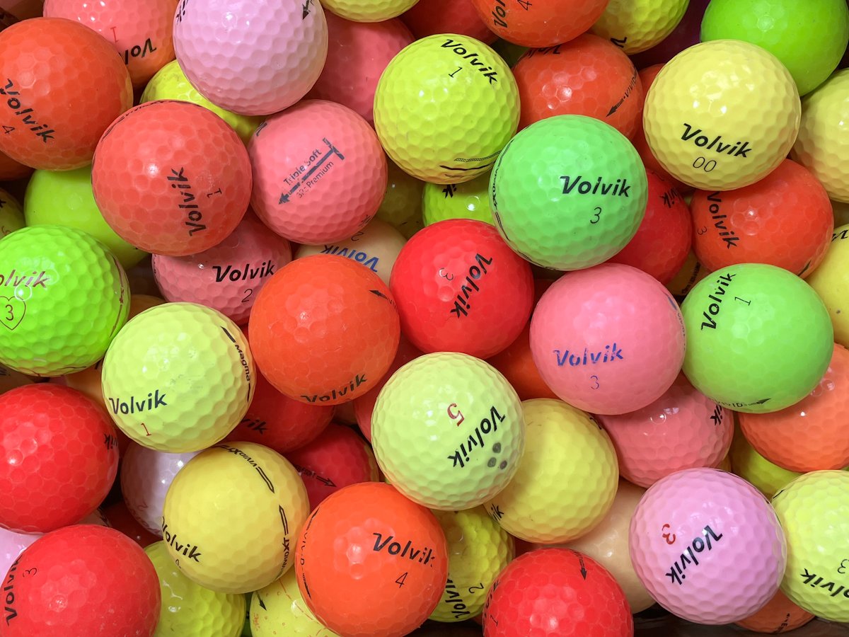 Volvik Mix Bunt Lakeballs - gebrauchte Volvik Mix Bunt Golfbälle AA/AAA-Qualität