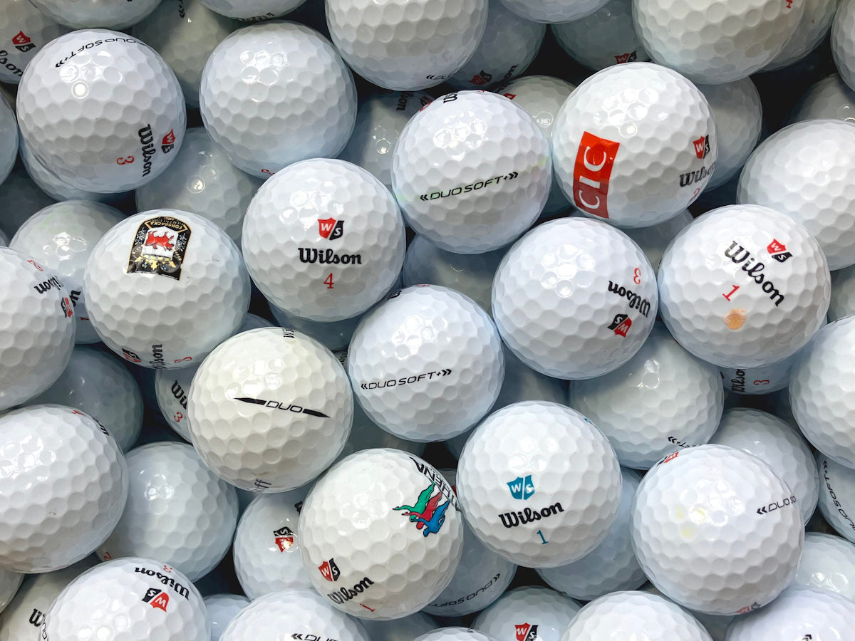 Wilson Staff DUO (Soft) Lakeballs - gebrauchte Staff DUO (Soft) Golfbälle AAA/AAAA-Qualität