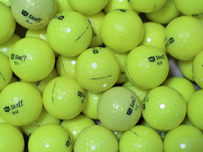 Wilson Staff Fifty Gelb Lakeballs - gebrauchte Staff Fifty Gelb Golfbälle AAA/AAAA-Qualität