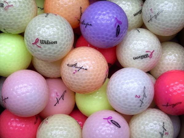 Wilson Hope Crystal Lakeballs - gebrauchte Hope Crystal Golfbälle AAA/AAAA-Qualität