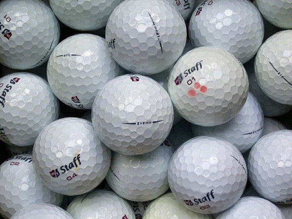 Wilson Staff Zip Lakeballs - gebrauchte Staff Zip Golfbälle AAA/AAAA-Qualität