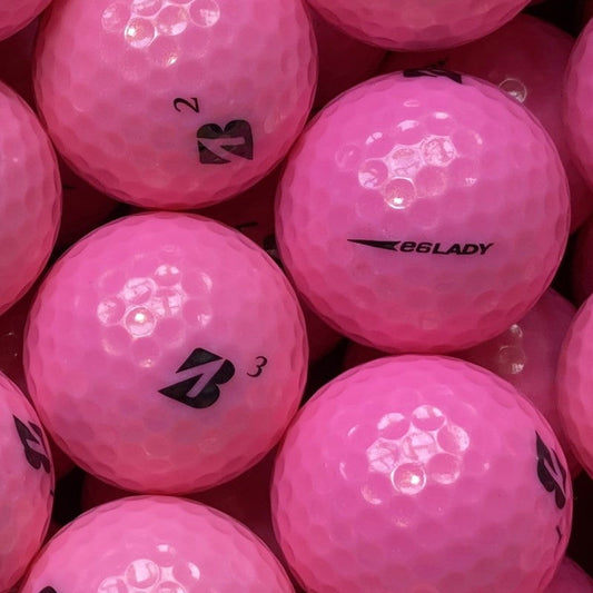 Bridgestone e6 Lady Pink Lakeballs - gebrauchte e6 Lady Pink Golfbälle Galerie