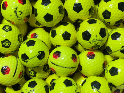 Callaway Chrome Soft Truvis Gelb Lakeballs - gebrauchte Chrome Soft Truvis Gelb Golfbälle AAAA-Qualität