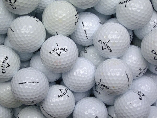 Callaway HEX Control Lakeballs - gebrauchte HEX Control Golfbälle AAA/AAAA-Qualität