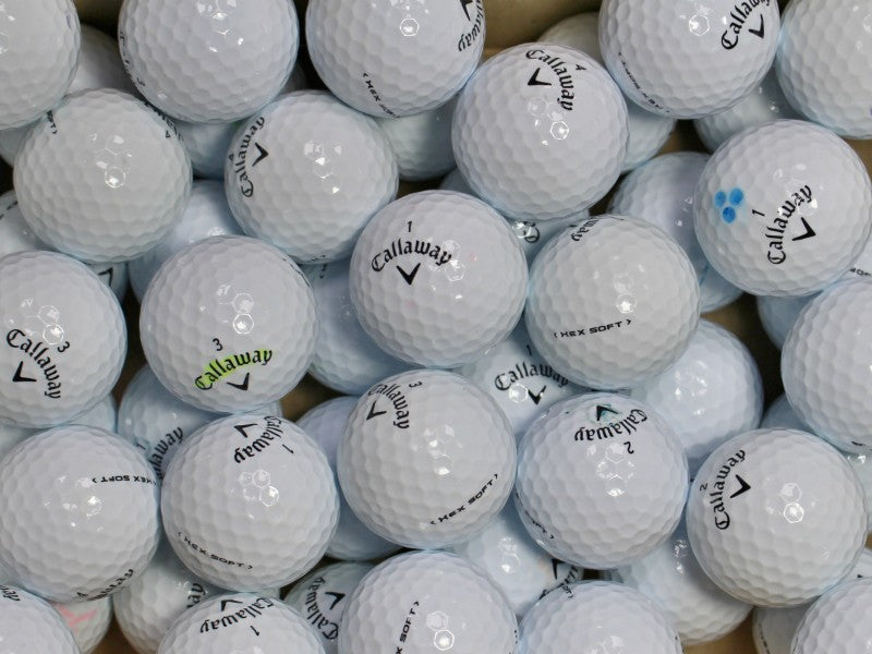 Callaway HEX Soft Lakeballs - gebrauchte HEX Soft Golfbälle AAA/AAAA-Qualität