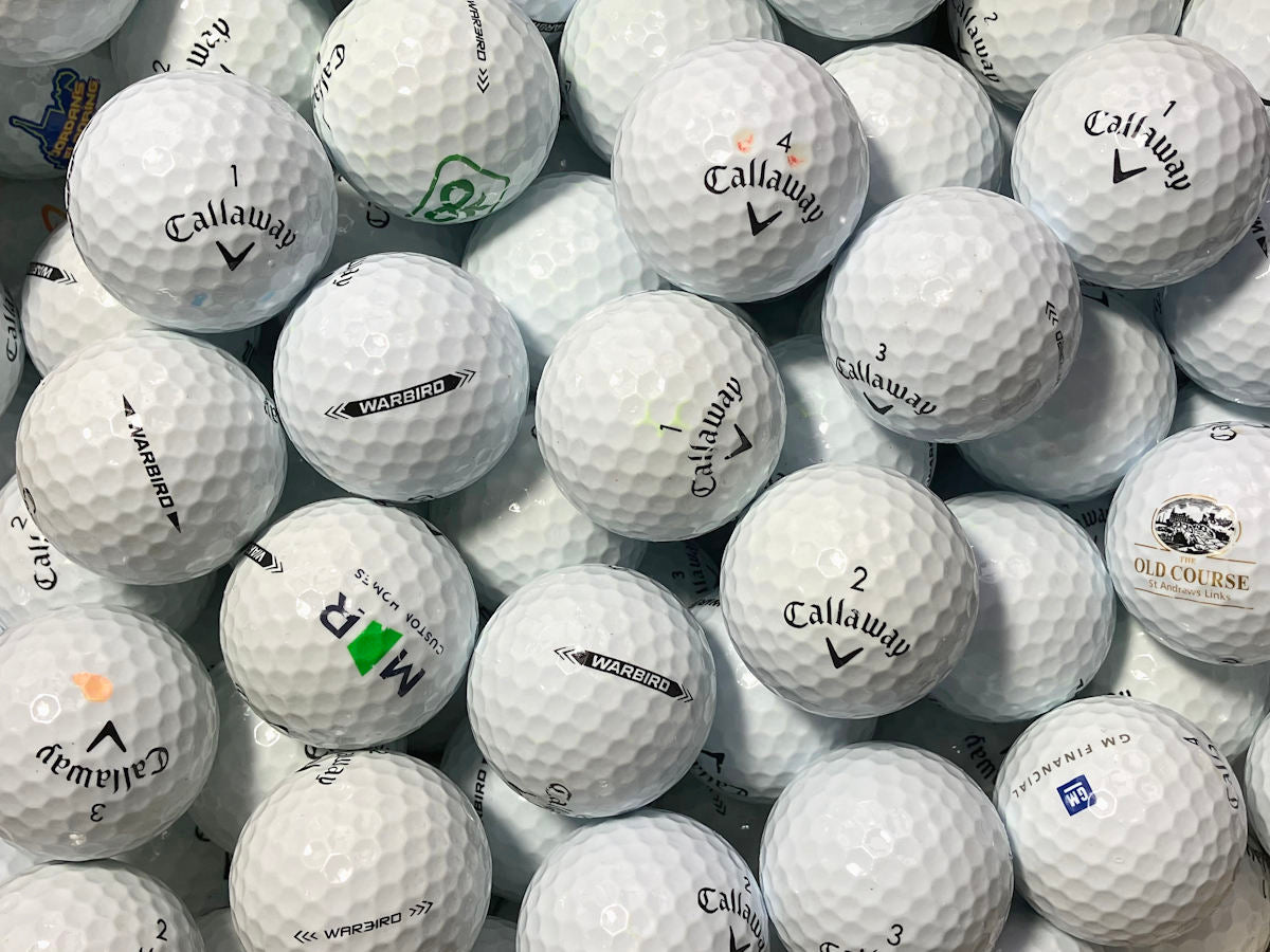 Callaway HEX Warbird Lakeballs - gebrauchte HEX Warbird Golfbälle AAA/AAAA-Qualität