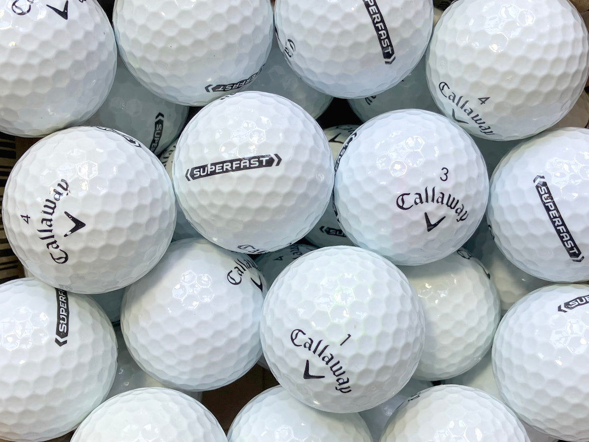 Callaway Superfast Lakeballs - gebrauchte Superfast Golfbälle AAA/AAAA-Qualität